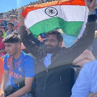ts minister srinivas goud enjoys Indian Mens Hockey match in Birmingham 2022 Commonwealth Games
