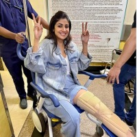 Shilpa Shetty broken her leg in Indan Police Force web series shooting