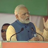 Modi responds on Congress party protests wearing black clothes 