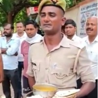 UP cop complains about poor food quality, video goes viral