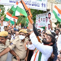 Sack Telangana minister for firing in air, demands BJP