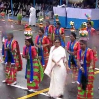 Watch: Mamata Banerjee dances with folk artists at Independence Day fete in Kolkata