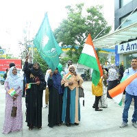 People of African origin participate in I-Day celebrations in Hyderabad