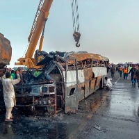 Fatal road accident in Pakistan