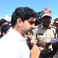 Srikakulam Police detained TDP leader Nara lokesh 