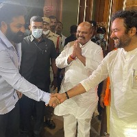 kishan reddy says there is no political debate in amit shah and jf ntr meeting