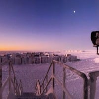 Sun rises in Antarctica after four months of darkness