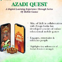 Union Minister Anurag Thakur launches, 'Azadi Quest’ a series of online educational games based on India’s freedom struggle