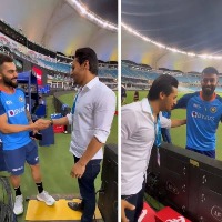 Maaro Mujhe Maaro boy meets Kohli and Pandya after India vs Pakistan 