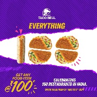 Taco Bell celebrates 100 restaurants in India - Press release