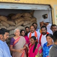 Finance Minister Nirmala Sitaraman angry on Kamareddy Collector