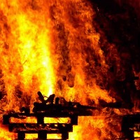 Fire accident in crackers godown in Anakapalli district