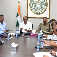 Telangana Jaatheeya Samaikhyatha Dhinotsavaalu: CS held a video conference
with district Collectors, higher Police officials