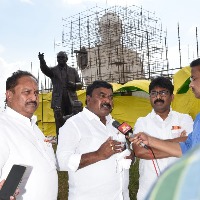 AP Minister says govt will unveils tallest Ambedkar statue in April