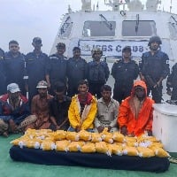Pakistani boat with drugs seized in Gujarat coast