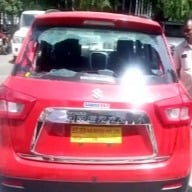 Security lapse: Car blocks Amit Shah convoy, cops break rear glass