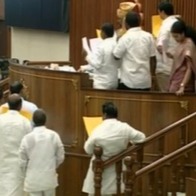 TDP MLAs protest in assembly against name change fo NTR Health University