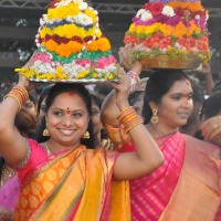 Bathukamma celebrations at India Gate in Delhi; credit goes to KCR, says Kavitha