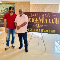 Pawan Kalyan’s stylish look at HHVM workshop goes viral on social media