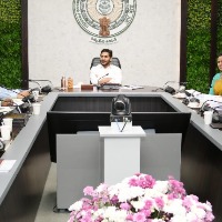 Andhra Pradesh CM  YS Jagan Mohan Reddy reviews health department works in camp office
