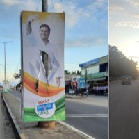 Rahul posters torn in Karnataka before Bharat Jodo Yatra enters into the state