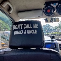 Uber reacts to drivers Dont call me bhaya notice on seats headrest