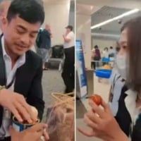 Passenger was stopped from carrying gulab jamuns at Phuket airport Viral video shows what he did next