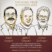 Three scientists wins Noble Prize in Physics