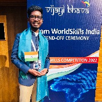 GITAM student to represent India in cybersecurity at the prestigious WorldSkills Competition in Korea 