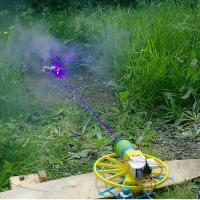 Youtuber creates Laser powered lawn mower