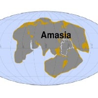 Earths supercontinent Amasia after 300 million years