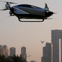 Glimpse of future Chinese firm tests flying taxi in Dubai