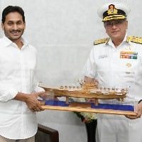 Vice Admiral Biswajit Das Gupta met CM Jagan