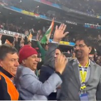 Gavaskar dances after Team India beat Pakistan