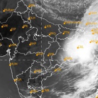 Cyclonic Storm Sitrang barrels towards Bangladesh and far away from AP coast