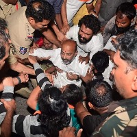 Telangana BJP president arrested on way to Munugode