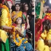  Specially abled girl marries Lord Krishna in Gwalior