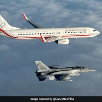 Poland National Team Escorted By F16 Jets On Their Way To Qatar For FIFA World Cup