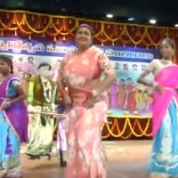 Roja dances in Jagananna Swarnotsava Samskritika Sambaralu