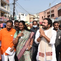 Kishan Reddy undertakes padyatra in Secunderabad