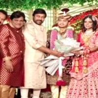 Chiranjeevi Nagarjun and Roja attends Ali daughters marriage