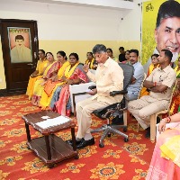 TDP always encouraged women in every sector, says Chandrababu