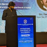 Pawan Kalyan attends CA Students International Conference 