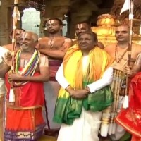 President Droupadi Murmu offers prayers at Tirumala temple