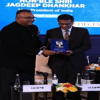 Vice President of India Jagdeep Dhankhar at JGU’s 8th Dr L M Singhvi Memorial Lecture