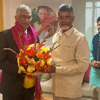 Chandrababu Naidu meets NITI Ayog CEO