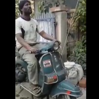 Anand Mahindra gives shoutout to construction worker who turned scooter into electric pulley