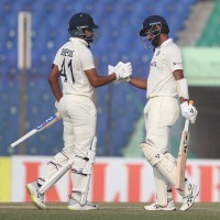 Team India and Bangladesh 1st test opening day play ended 