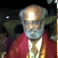 Superstar Rajinikanth offers prayers at Tirumala temple