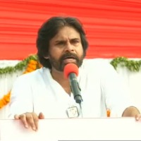 Pawan Kalyan said if anybody dare to stop Varahi vehicle in AP then he will show what he is